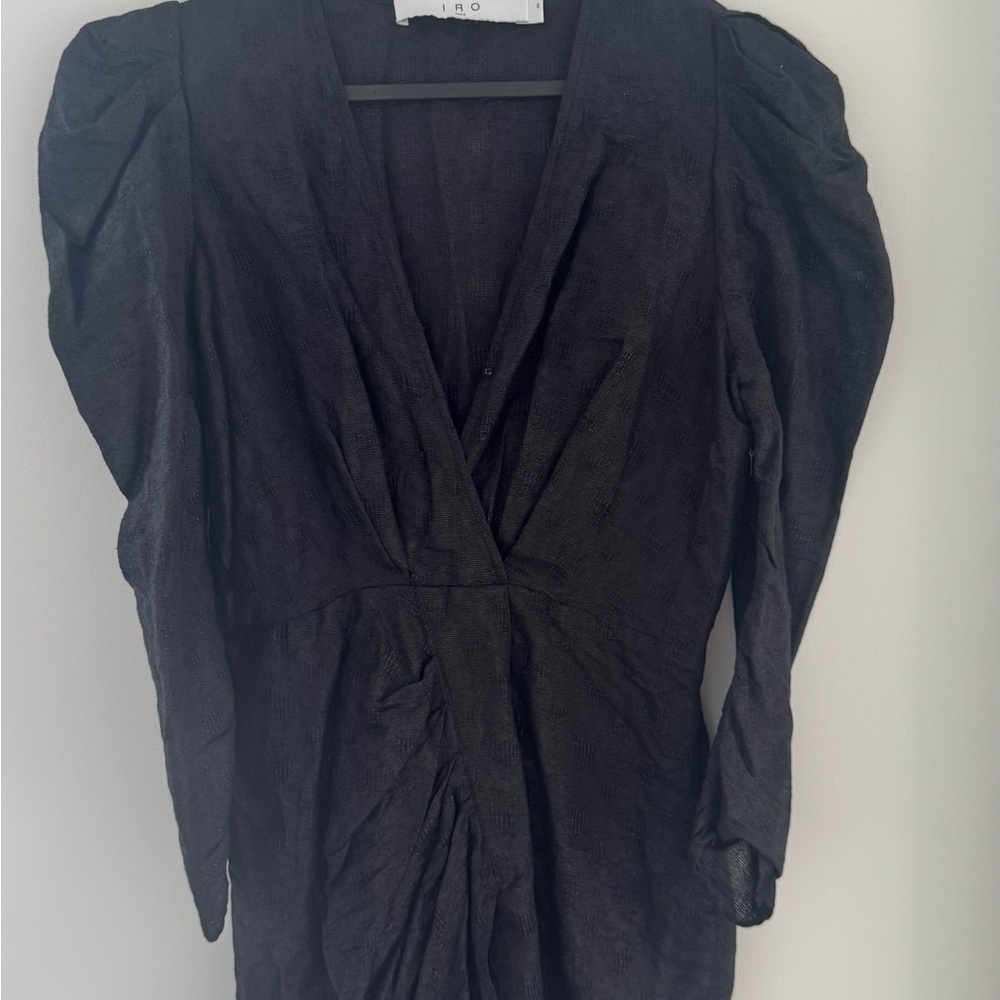 IRO Black Textured Dress